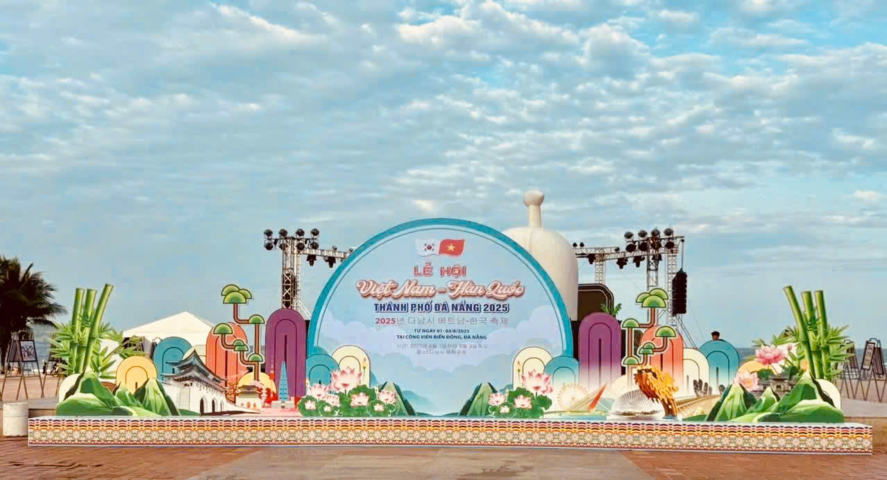 Khu Checkin Lễ hội Việt Nam - Hàn Quốc